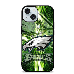 PHILADELPHIA EAGLES LOGO GREEN iPhone 15 Case Cover PHILADELPHIA EAGLES LOGO GREEN iPhone 15 Case Cover