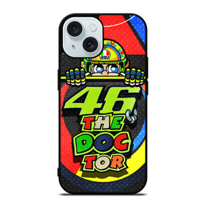 THE DOCTOR VR VALENTINO ROSSI 46 iPhone 15  Case Cover THE DOCTOR VR VALENTINO ROSSI 46 iPhone 15  Case Cover