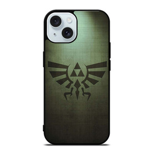 THE LEGEND OF ZELDA METAL SYMBOL iPhone 15 Case Cover THE LEGEND OF ZELDA METAL SYMBOL iPhone 15 Case Cover