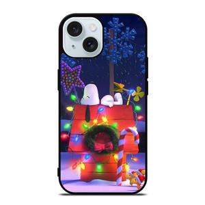 THE PEANUTS SNOOPY CHRISTMAST iPhone 15 Case Cover THE PEANUTS SNOOPY CHRISTMAST iPhone 15 Case Cover