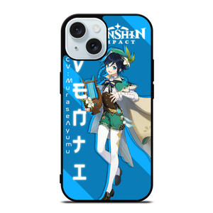 VENTI WINDBORNE BARD GENSHIN iPhone 15  Case Cover VENTI WINDBORNE BARD GENSHIN iPhone 15  Case Cover