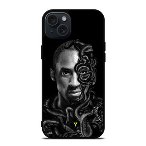 BLACK MAMBA KOBE BRYANT MEDUSA iPhone 15 Plus Case BLACK MAMBA KOBE BRYANT MEDUSA iPhone 15 Plus Case