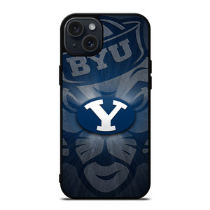 BYU COUGARS BRIGHAM YOUNG UNIVERSITY LOGO iPhone 15 Plus Case BYU COUGARS BRIGHAM YOUNG UNIVERSITY LOGO iPhone 15 Plus Case