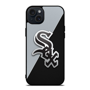 CHICAGO WHITE SOX WHITE BLACK iPhone 15 Plus Case