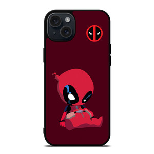 DEADPOOL KID KAWAII MARVEL SUPERHERO iPhone 15 Plus Case