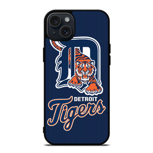 DETROIT TIGERS LOGO MASCOT iPhone 15 Plus Case DETROIT TIGERS LOGO MASCOT iPhone 15 Plus Case