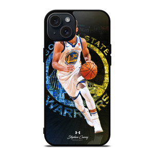 DRIBBLING STEPHEN CURRY GOLDEN STATE WARRIORS iPhone 15 Plus Case DRIBBLING STEPHEN CURRY GOLDEN STATE WARRIORS iPhone 15 Plus Case