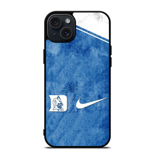DUKE BLUE DEVILS LOGO NIKE UNIVERSITY BASKETBALL iPhone 15 Plus Case