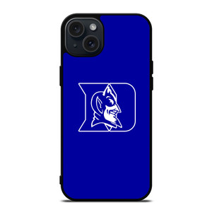 DUKE BLUE DEVILS LOGO UNIVERSITY BASKETBALL 4 iPhone 15 Plus Case