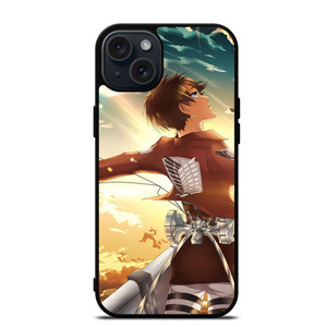 EREN YEAGER SKY ATTACK ON TITAN iPhone 15 Plus Case