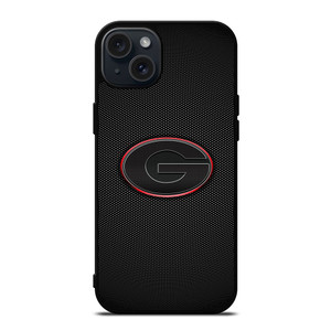 GEORGIA BULLDOGS CARBON LOGO iPhone 15 Plus Case