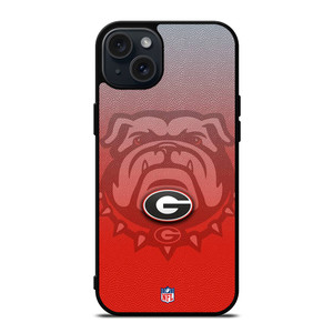 GEORGIA BULLDOGS FOOTBALL RED iPhone 15 Plus Case GEORGIA BULLDOGS FOOTBALL RED iPhone 15 Plus Case