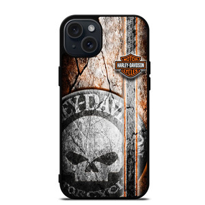 HARLEY DAVIDSON MOTORCYCLE CAMO iPhone 15 Plus Case