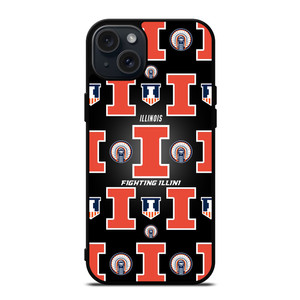 ILLINOIS FIGHTING ILLINI LOGO iPhone 15 Plus Case