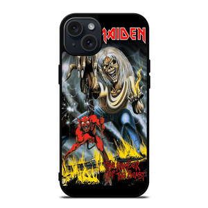 IRON MAIDEN THE NUMBER OF THE BEAST iPhone 15 Plus Case