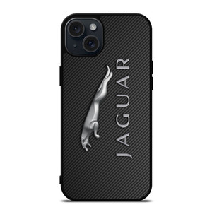 JAGUAR CAR LOGO CARBON iPhone 15 Plus Case