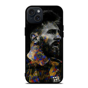 LEO MESSI BARCELONA ART iPhone 15 Plus Case