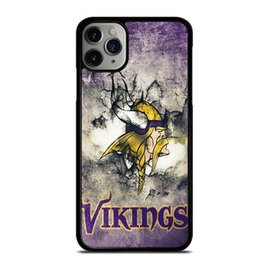 MINNESOTA VIKINGS GRUNGE LOGO iPhone 11 Pro Max Case