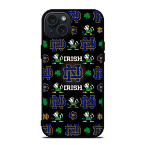 NOTRE DAME FIGHTING IRISH COLLAGE iPhone 15 Plus Case NOTRE DAME FIGHTING IRISH COLLAGE iPhone 15 Plus Case