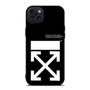 OFF WHITE BLACK WHITE iPhone 15 Plus Case OFF WHITE BLACK WHITE iPhone 15 Plus Case