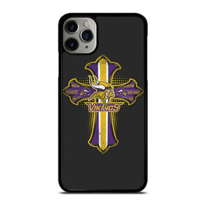 MINNESOTA VIKINGS LOGO CROSS iPhone 11 Pro Max Case