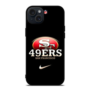 SAN FRANCISCO 49ERS NIKE LOGO iPhone 15 Plus Case