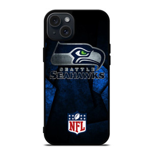 SEATTLE SEAHAWKS NFL BLUE iPhone 15 Plus Case