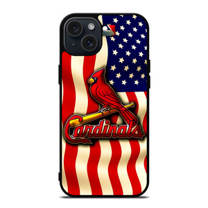 ST LOUIS CARDINALS MLB FLAG iPhone 15 Plus Case ST LOUIS CARDINALS MLB FLAG iPhone 15 Plus Case