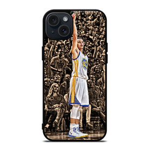STEPHEN CURRY SHOT GOLDEN STATE WARRIORS iPhone 15 Plus Case STEPHEN CURRY SHOT GOLDEN STATE WARRIORS iPhone 15 Plus Case