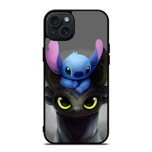 STITCH AND TOOTHLESS DRAGON iPhone 15 Plus Case STITCH AND TOOTHLESS DRAGON iPhone 15 Plus Case