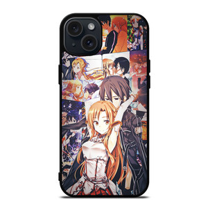 SWORD ART ONLINE KIRITO AND ASUNA LOVE iPhone 15 Plus Case SWORD ART ONLINE KIRITO AND ASUNA LOVE iPhone 15 Plus Case