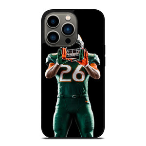 UM MIAMI HURRICANES FOOTBALL iPhone 13 Pro Case UM MIAMI HURRICANES FOOTBALL iPhone 13 Pro Case