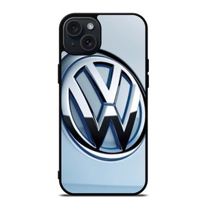 VW VOLKSWAGEN EMBLEM SILVER iPhone 15 Plus Case