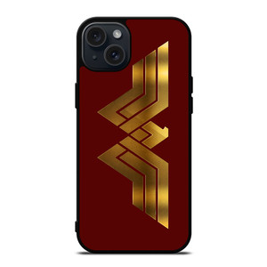 WONDER WOMAN SYMBOL GOLD iPhone 15 Plus Case WONDER WOMAN SYMBOL GOLD iPhone 15 Plus Case