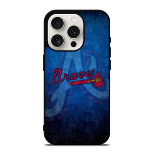 ATLANTA BRAVES A BASEBALL LOGO iPhone 15 Pro Case ATLANTA BRAVES A BASEBALL LOGO iPhone 15 Pro Case