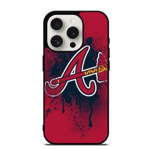 ATLANTA BRAVES MLB LOGO INITIAL iPhone 15 Pro Case