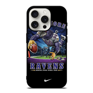 BALTIMORE RAVENS NFL ART iPhone 15 Pro Case BALTIMORE RAVENS NFL ART iPhone 15 Pro Case