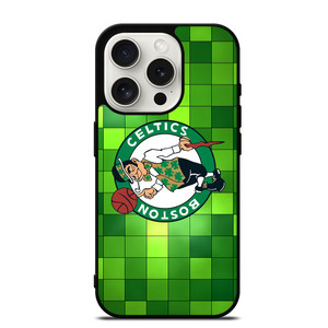 BOSTON CELTICS BASKETBALL SQUARE LOGO iPhone 15 Pro Case BOSTON CELTICS BASKETBALL SQUARE LOGO iPhone 15 Pro Case