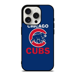 CHICAGO CUBS BLUE RED LOGO BASEBALL iPhone 15 Pro Case CHICAGO CUBS BLUE RED LOGO BASEBALL iPhone 15 Pro Case