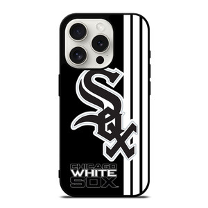 CHICAGO WHITE SOX STRIPSE iPhone 15 Pro Case CHICAGO WHITE SOX STRIPSE iPhone 15 Pro Case