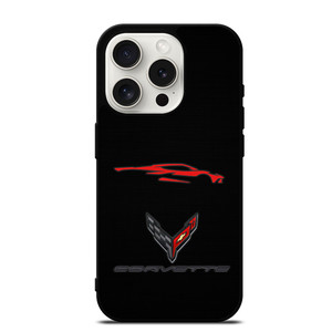 CORVETTE STINGRAY C8 CAR LOGO iPhone 15 Pro Case CORVETTE STINGRAY C8 CAR LOGO iPhone 15 Pro Case