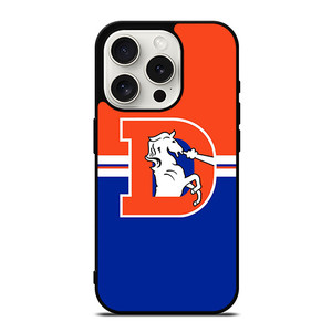 DENVER BRONCOS HORSE WHITE LOGO iPhone 15 Pro Case DENVER BRONCOS HORSE WHITE LOGO iPhone 15 Pro Case