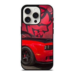 DODGE CAR DEMON LOGO RED iPhone 15 Pro Case DODGE CAR DEMON LOGO RED iPhone 15 Pro Case
