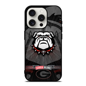 DOG UNIVERSITY OF GEORGIA BULLDOGS iPhone 15 Pro Case DOG UNIVERSITY OF GEORGIA BULLDOGS iPhone 15 Pro Case