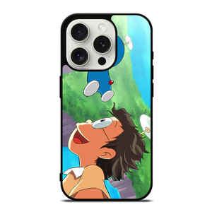 DORAEMON AND NOBITA FLY iPhone 15 Pro Case DORAEMON AND NOBITA FLY iPhone 15 Pro Case
