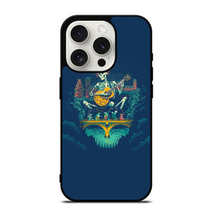 GRATEFUL DEAD SKULL GUITAR iPhone 15 Pro Case GRATEFUL DEAD SKULL GUITAR iPhone 15 Pro Case