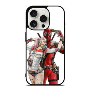 ICONIC DEADPOOL HARLEY QUINN iPhone 15 Pro Case ICONIC DEADPOOL HARLEY QUINN iPhone 15 Pro Case