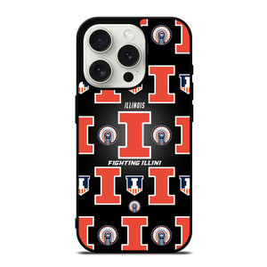 ILLINOIS FIGHTING ILLINI LOGO iPhone 15 Pro Case