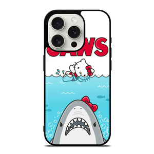 JAWS SHARK HELLO KITTY iPhone 15 Pro Case