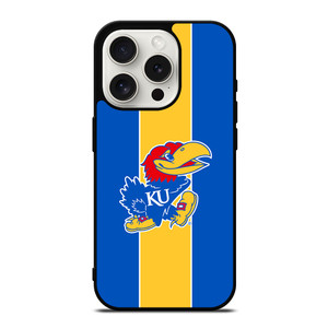 KANSAS JAYHAWKS STRIPS iPhone 15 Pro Case KANSAS JAYHAWKS STRIPS iPhone 15 Pro Case